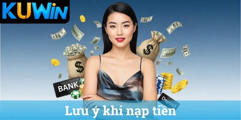 Luu y khi nap tien Lưu ý khi nạp tiền